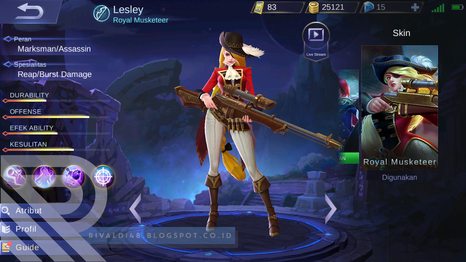 Wallpaper Mobile Legends Lesley