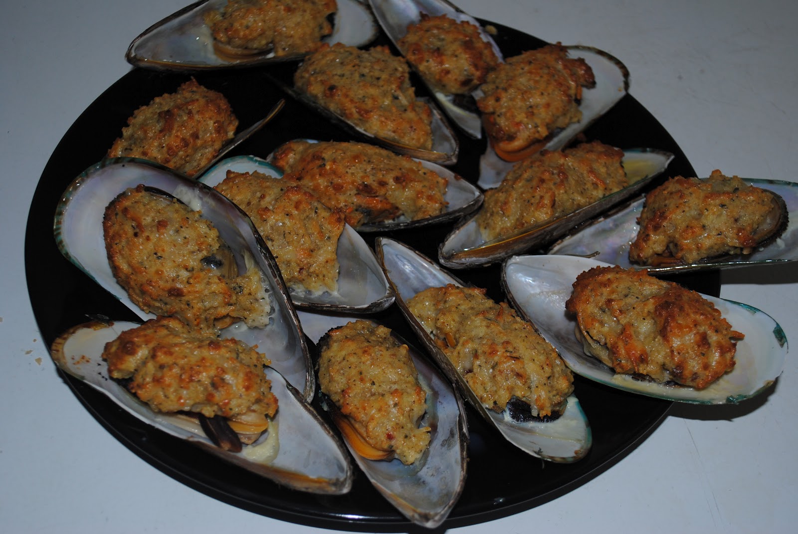 Mila's recipes Baked Mussels
