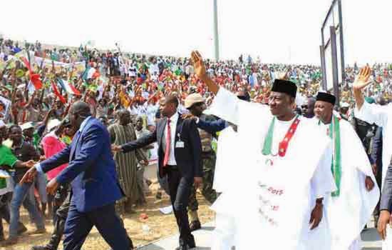 President Goodluck Ebele Jonathan campaign rally