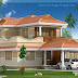 4 bedroom Kerala model villa elevation design 