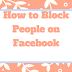 Block User On Facebook