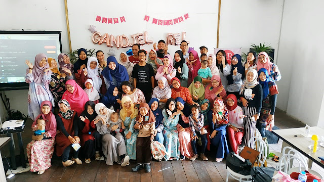 Para member Gandjel Rel dari luar kota Semarang pun ikut bergabung dalam kemeriahan acara ultah yang ke-4.