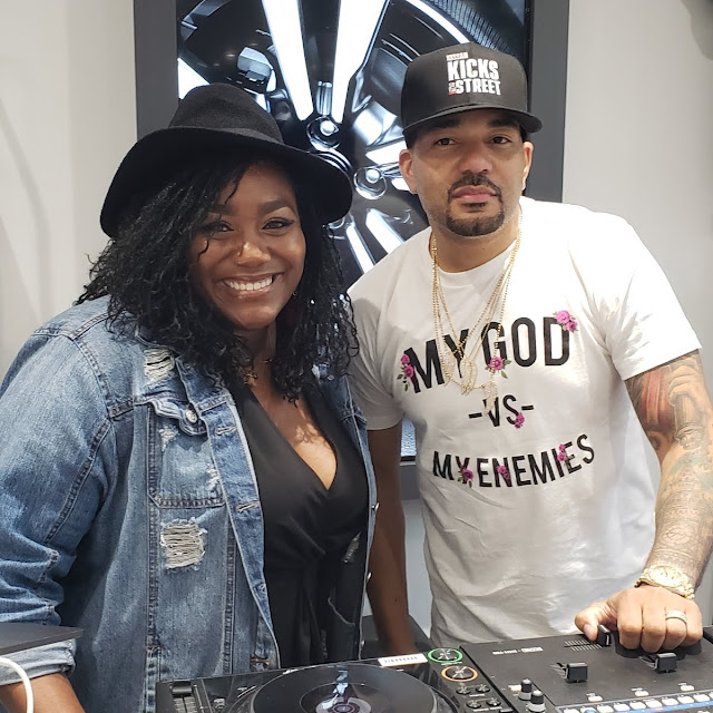 Lanae Jackson and DJ Envy at UP NYC