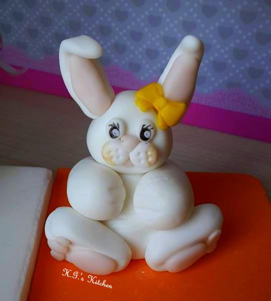 seker hamuru modelleme tavsan