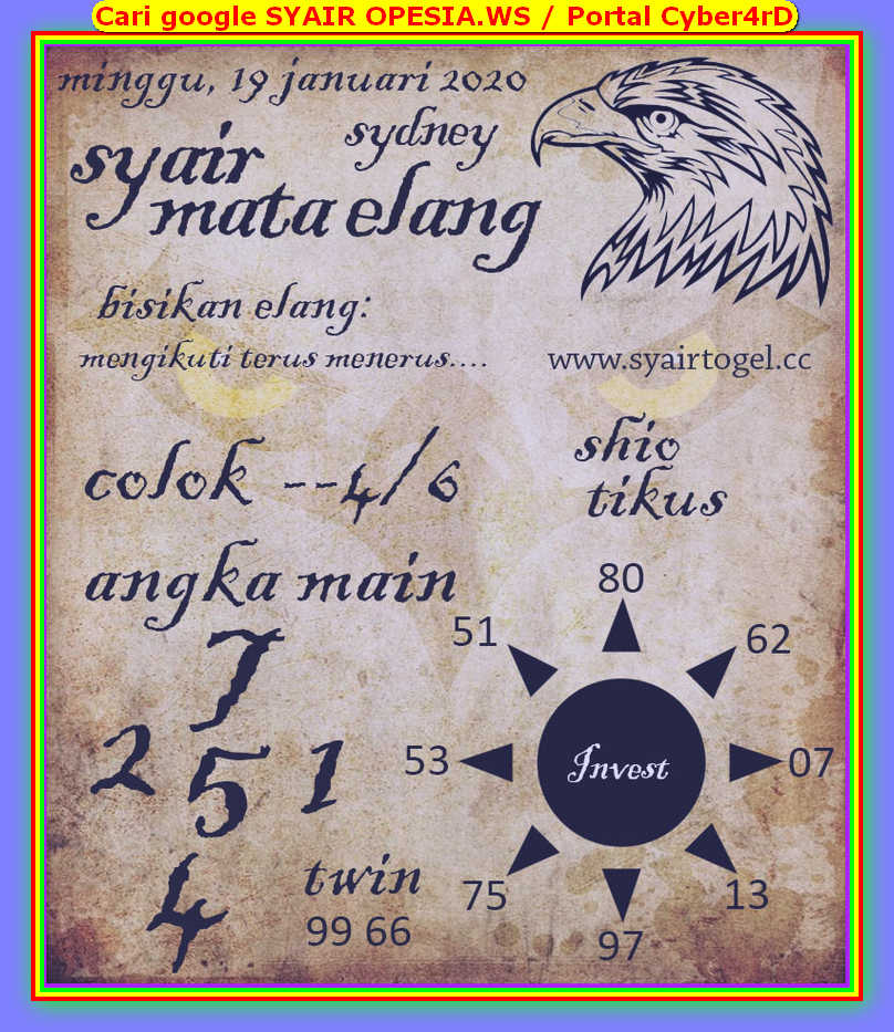 1 New Message Kode Syair Sydney 19 Januari 2020 Forum Syair Togel Hongkong Singapura Sydney