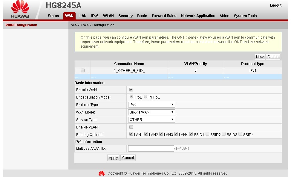 Cara Setting Modem Huawei HG8245A / 8245 Sebagai Access Point Hotspot