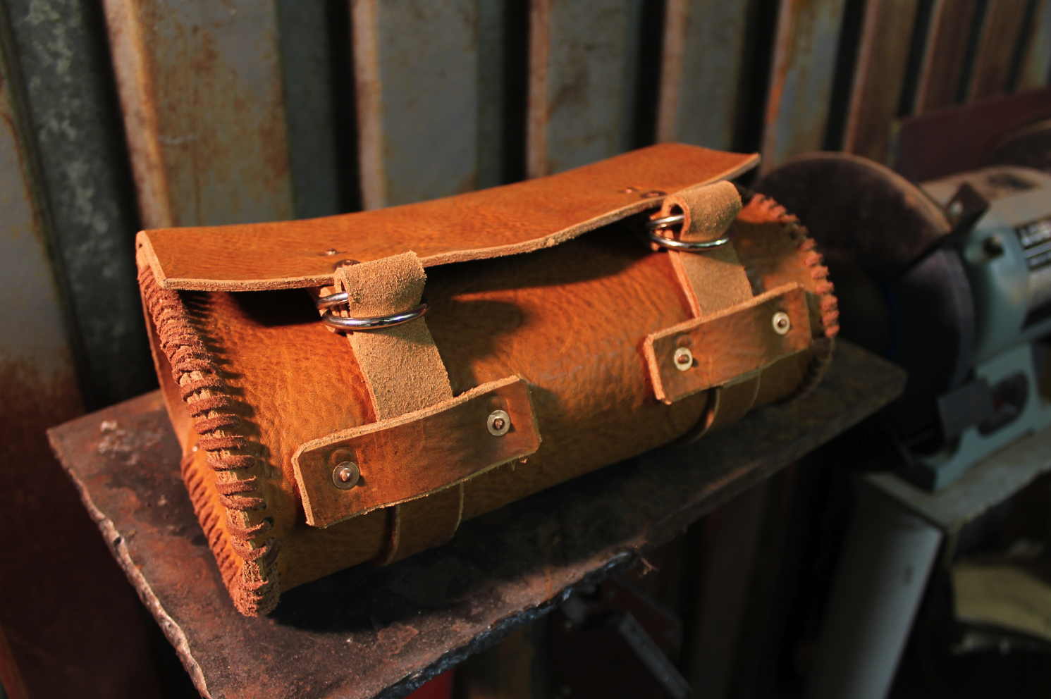 Rusty Knuckles Leather Motorcycle Tool Bags Rusty Knuckles Motors and Music for True Grit
