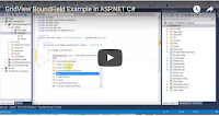 How to use BoundField of GridView in ASP.NET Video Tutorial part-33