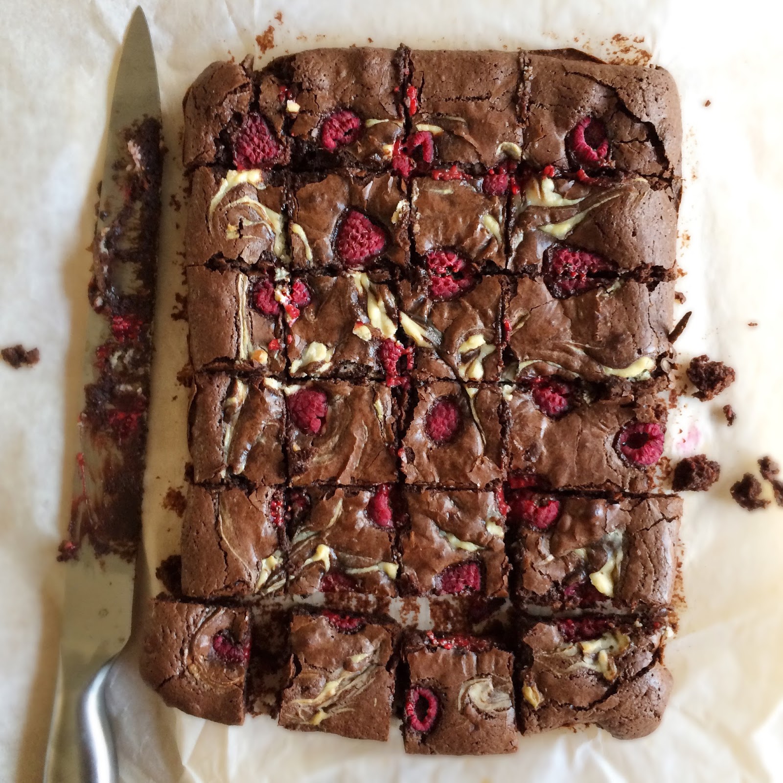 Brownie Blondie Bakes Raspberry Cheesecake Swirl Brownies
