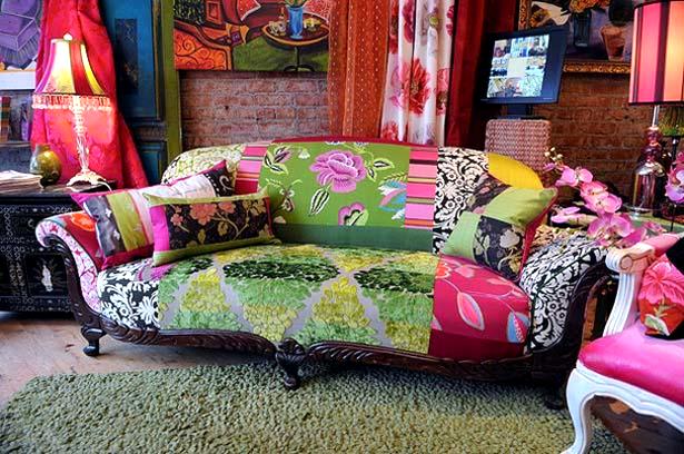 Dreams & Happy Things...: Patchwork Couch