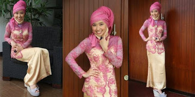 contoh model hijab modern untuk kebaya contoh model hijab modern untuk kebaya