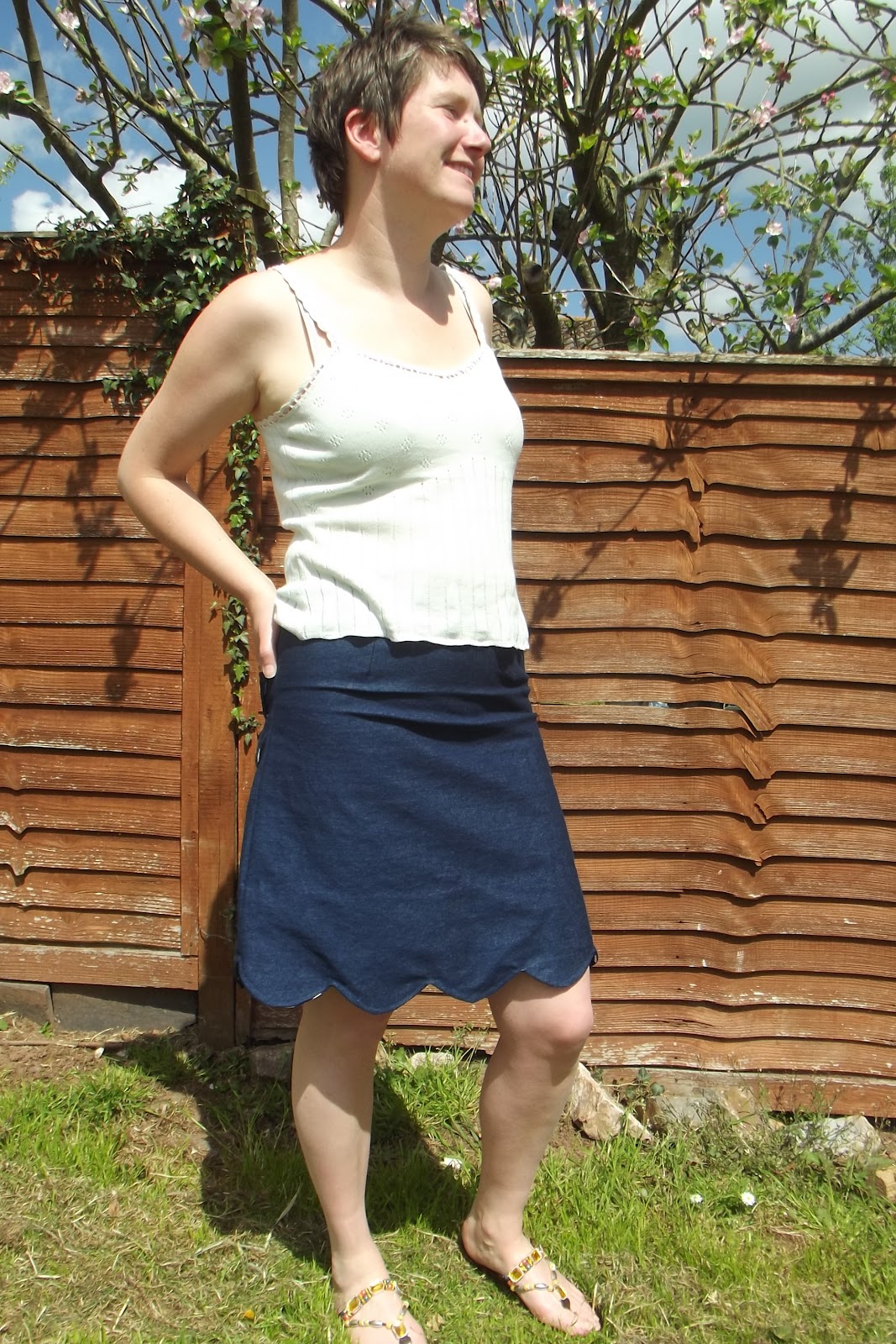 sew far sew good: A perfect Mindful Denim Meringue Skirt