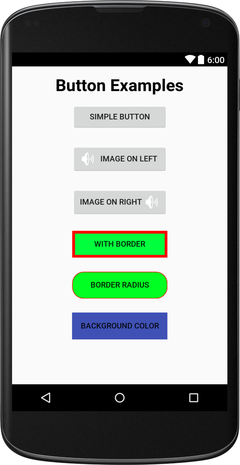 Android Examples: Android Button Example
