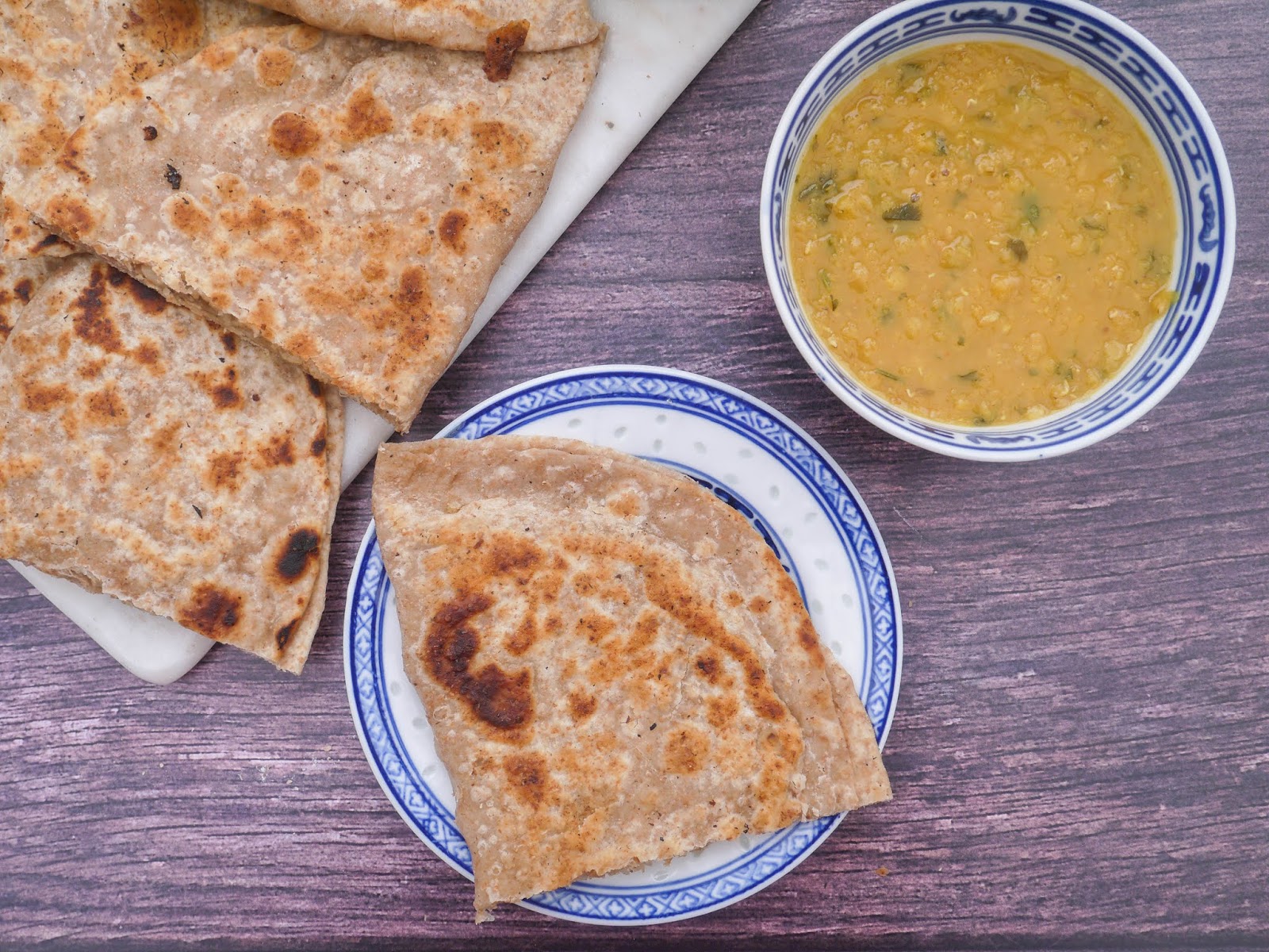 This Muslim Girl Bakes: Cauliflower Chilli Cheese Stuffed Roti.