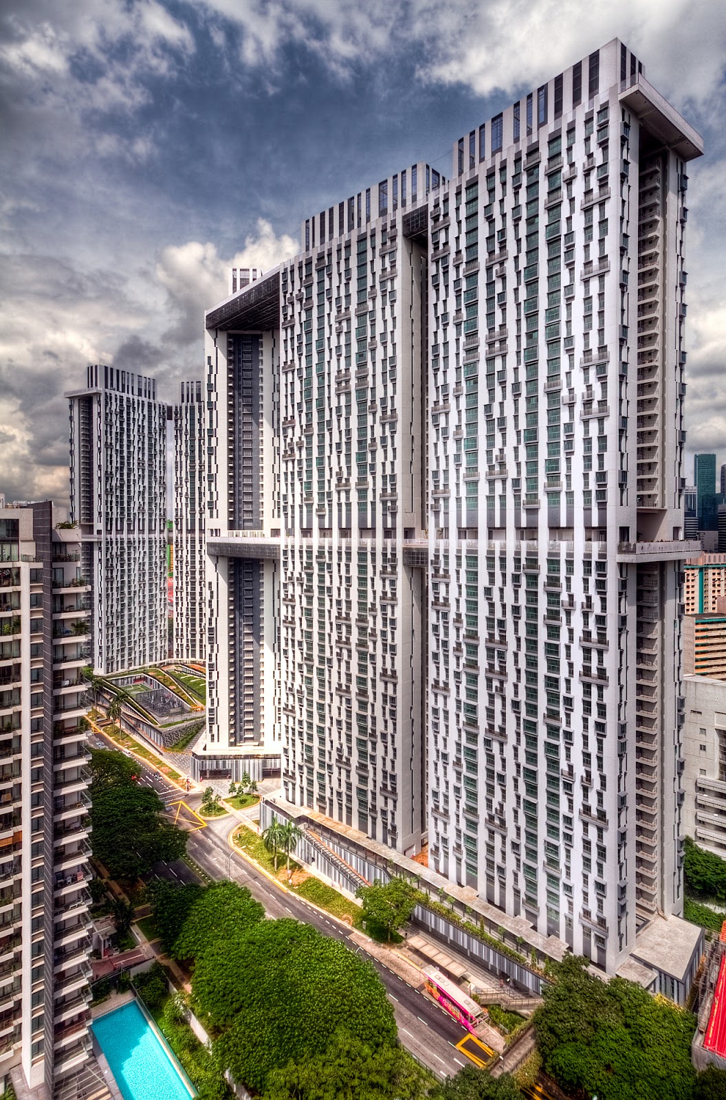Affordable Low and High-Rise Honeycomb Housing: High-rise housing