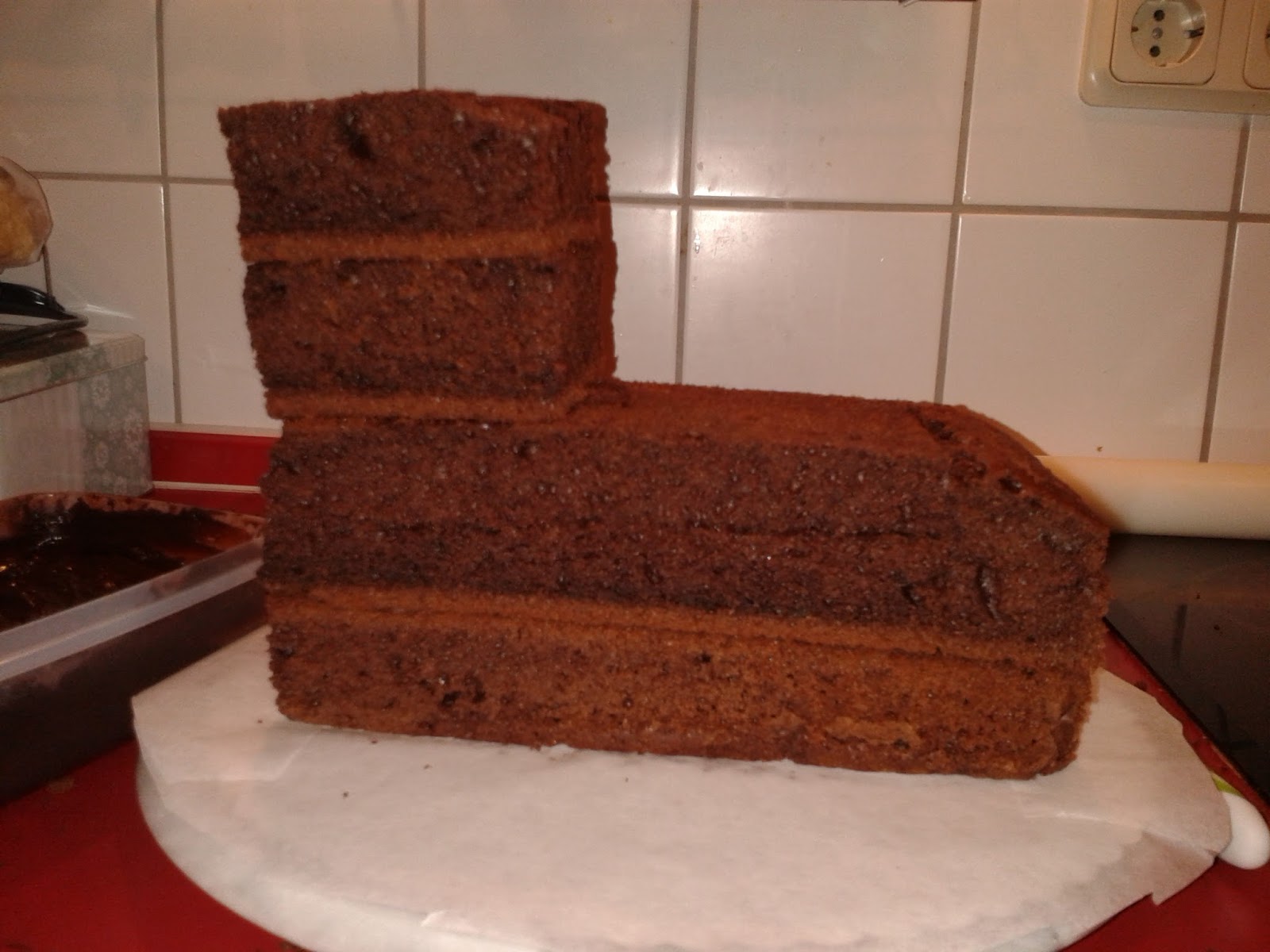 Backkrümel Sandra: Trecker Torte (Traktor)