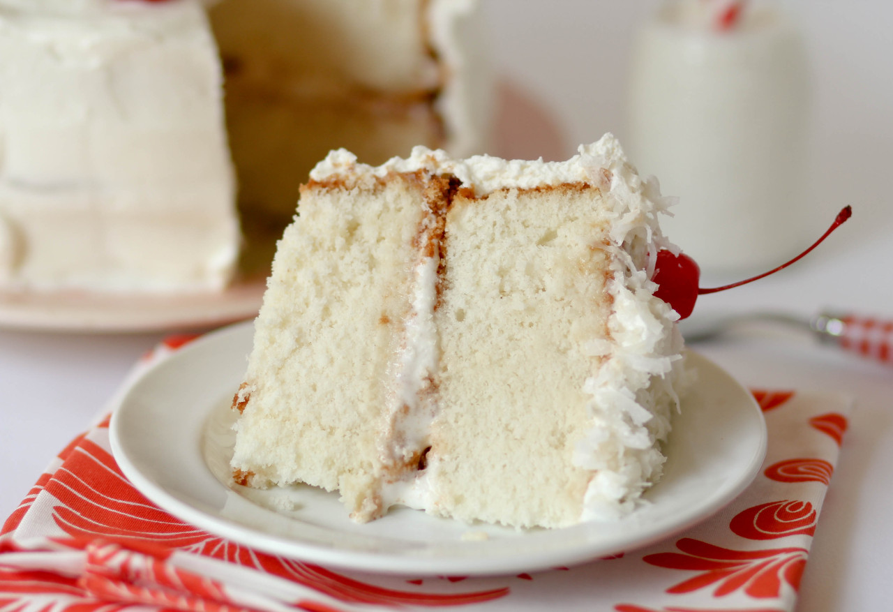 The Shakespeare Club Coconut Tres Leches Layer Cake
