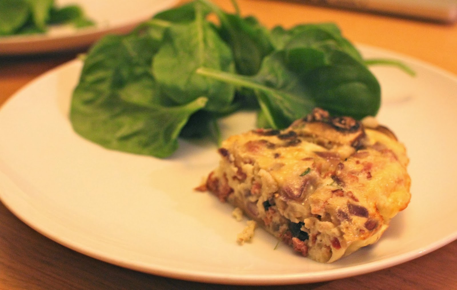 mamacook Mushroom and Bacon Frittata