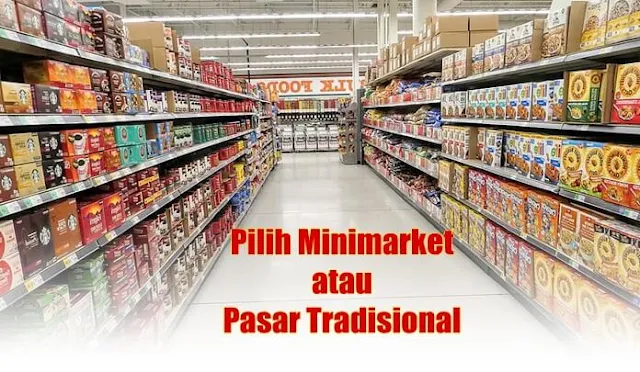 belanja di supermarket