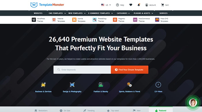 TemplateMonster - Affiliate Programs For WordPress Templates