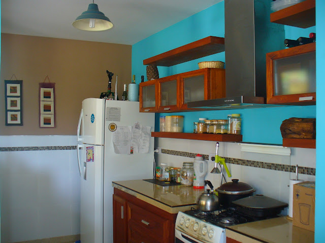 La Lourdesea: Mi cocina turquesa