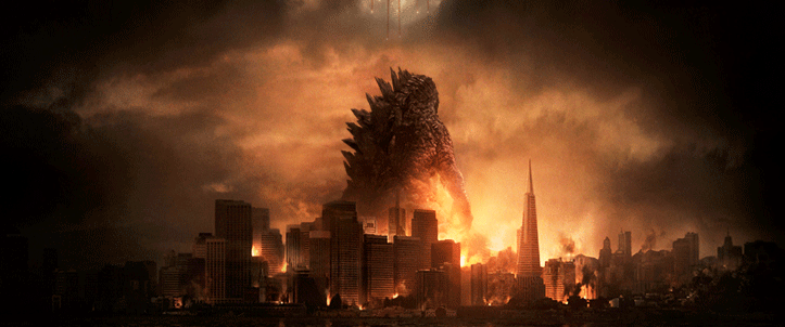 Mais destruição no trailer internacional de Godzilla, com Bryan Cranston e Aaron Taylo-Johnson
