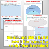 Students of History: Industrial Revolution Digital Interactive Notebook ...
