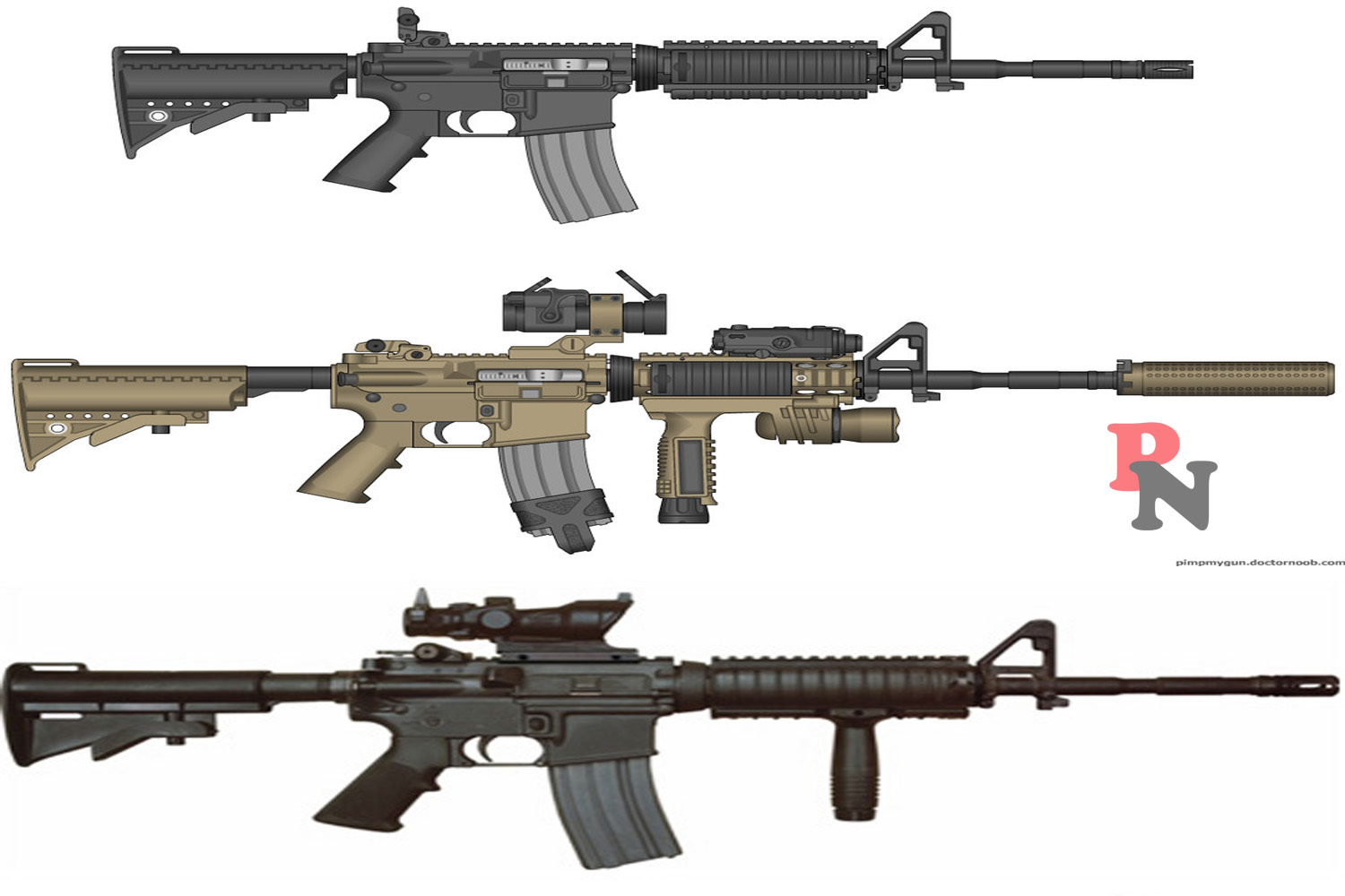Gambar Mengenal Senjata  M4 M4a1 Carbine Tidak Pengangkutan 