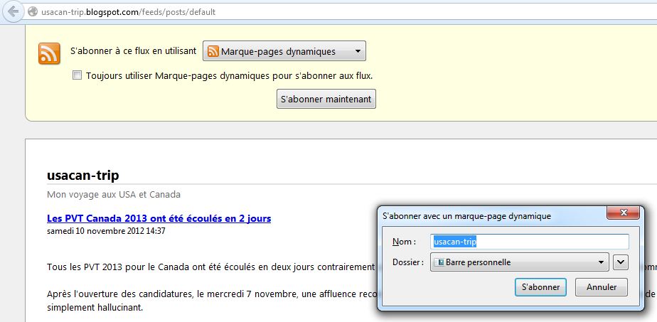 comment trouver le flux rss de mon blog