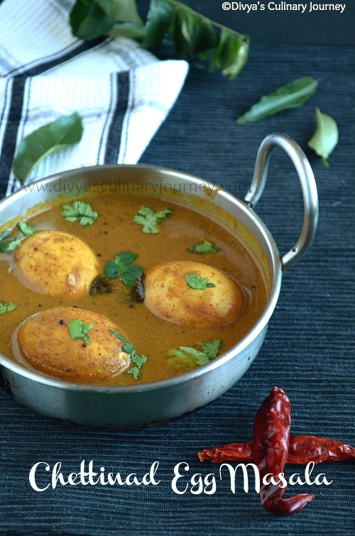 Recipe for spicy chettinad egg curry