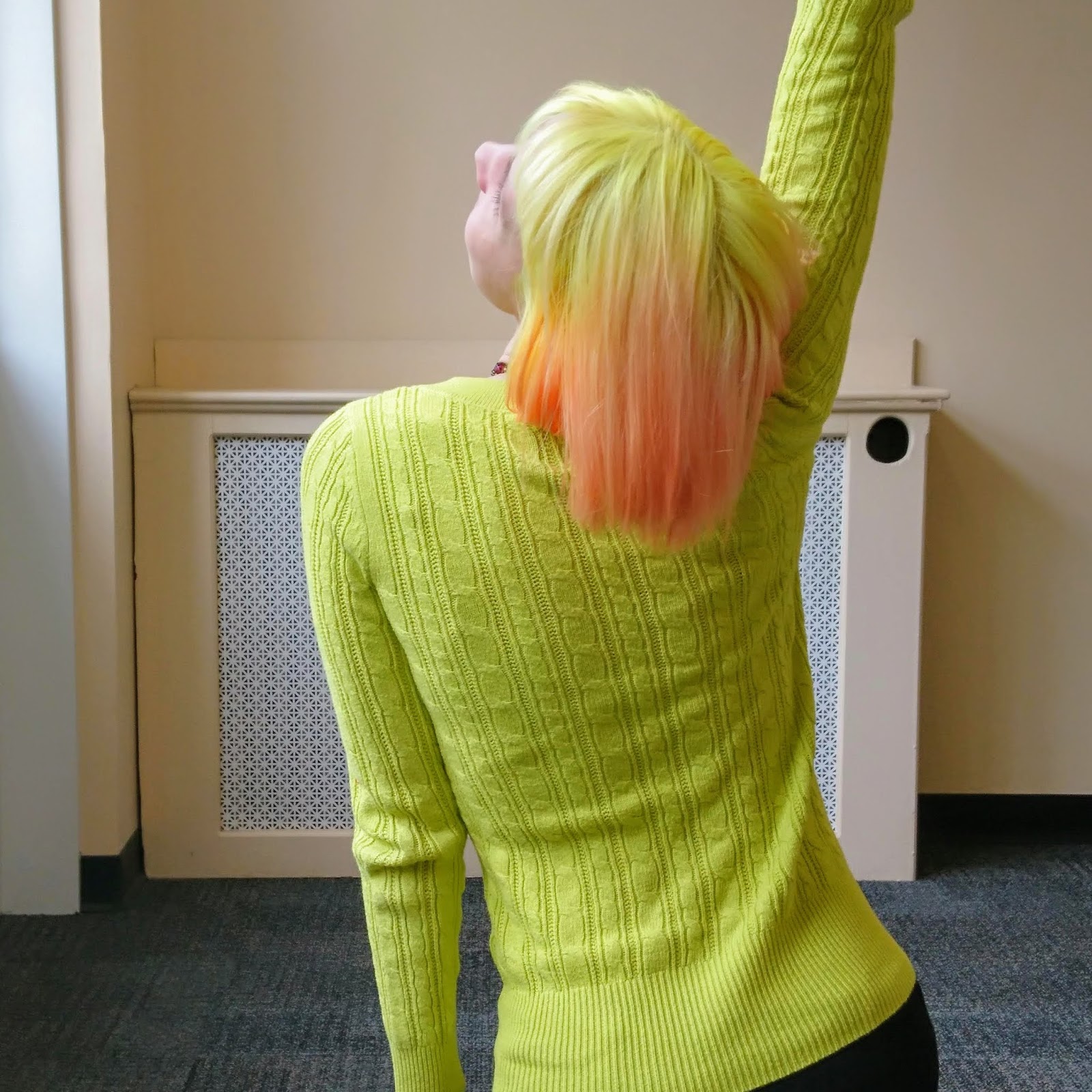 The Unfashionista: How to wear neon yellow hair