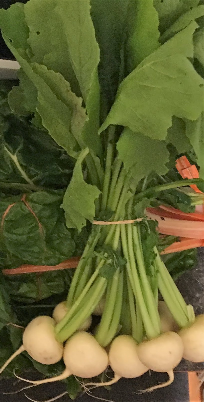 Christine's Cooking Sautéed Japanese Turnips With Turnip Greens