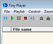 برنامج Tiny Player مشغل الصوتيات