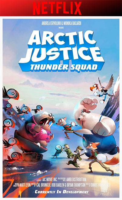 Arctic Justice: Thunder Squad - Arctic Dogs (2019) 1080p NF WEB-DL Dual Latino-Inglés [Subt. Esp] (Animación)