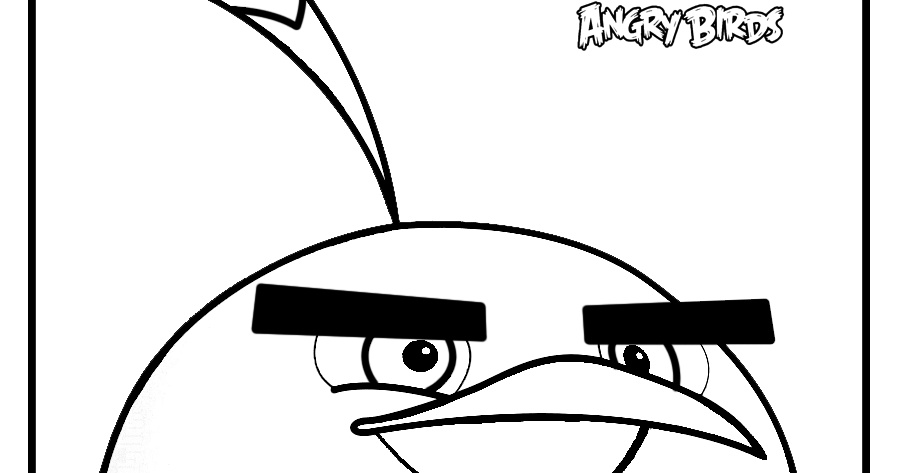 Angry Birds Bomb Sheets Printable Coloring Pages