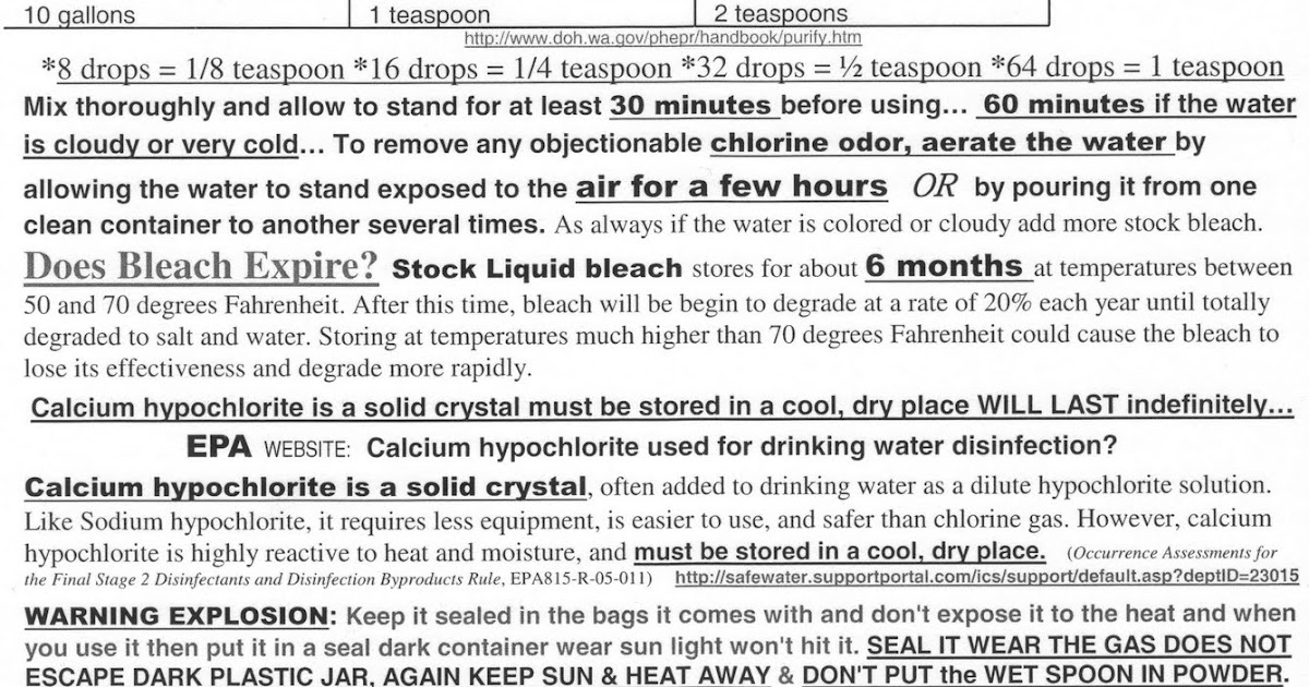 News Man Water Purification Purifying Water for Long Term Storage