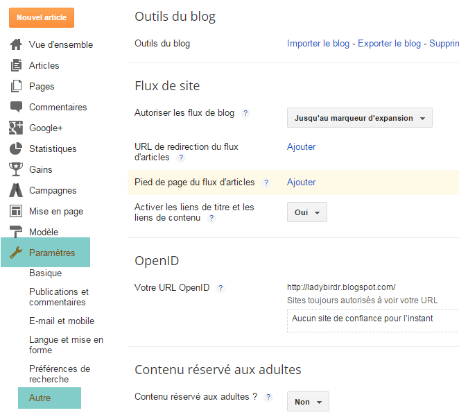 Newsletter automatique RSS des articles Blogger avec Mailchimp . Lady Bird Red || http://ladybirdr.blogspot.fr/ Newsletter automatique RSS des articles Blogger avec Mailchimp