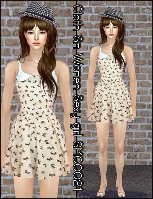 SimsSM: Cloth Sm Women Sexy girl SM00055-61