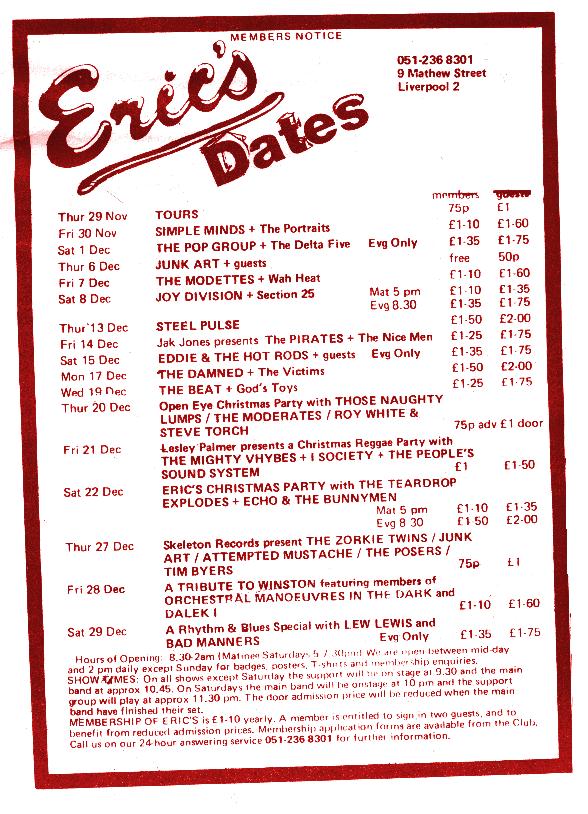 Ian Green: Great gigs you should have attended in Liverpool