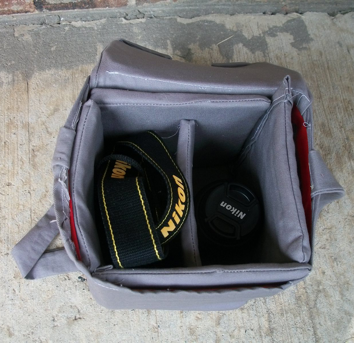 Our Lavender Lady DIY DSLR Camera Bag