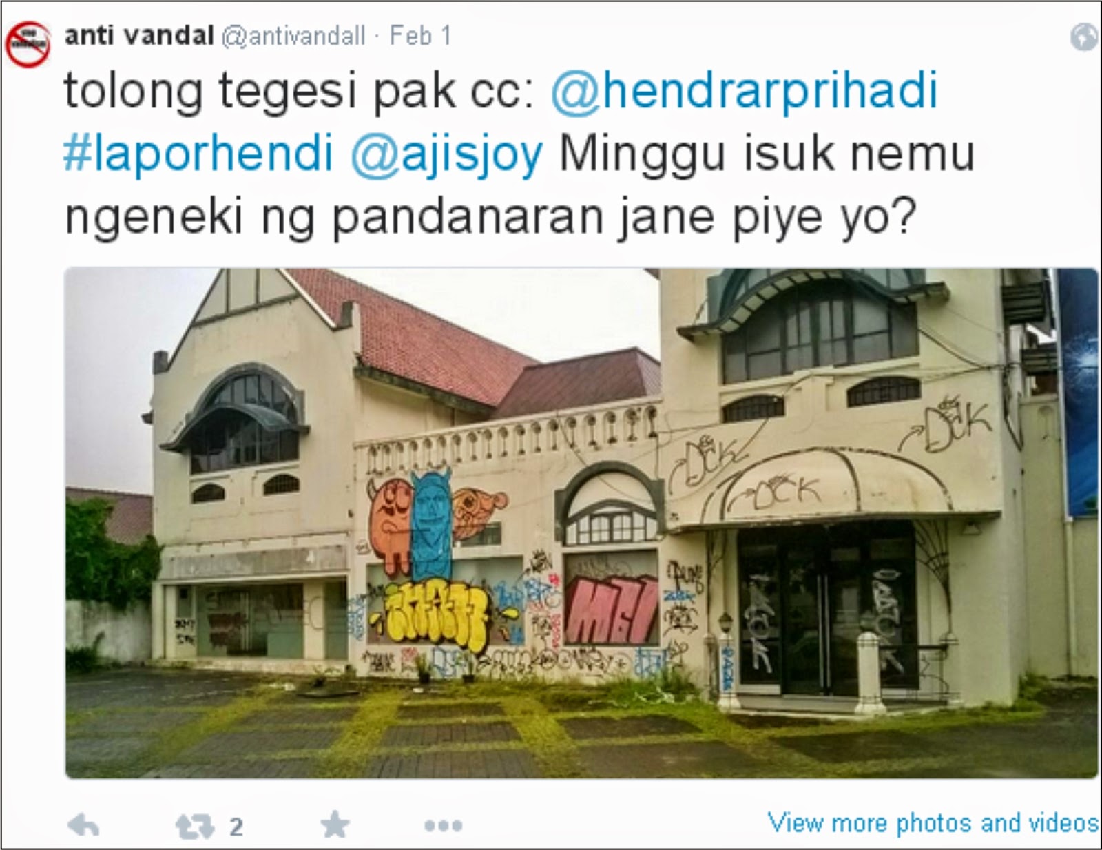 URUN REMBUG TERHADAP AKSI VANDAL DI SEMARANG - nandarart