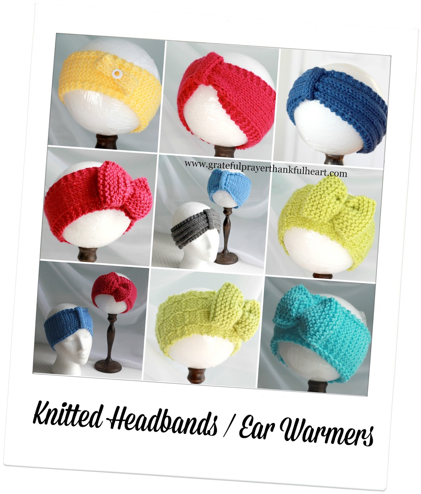 Knitted Headbands And Ear Warmers Grateful Prayer