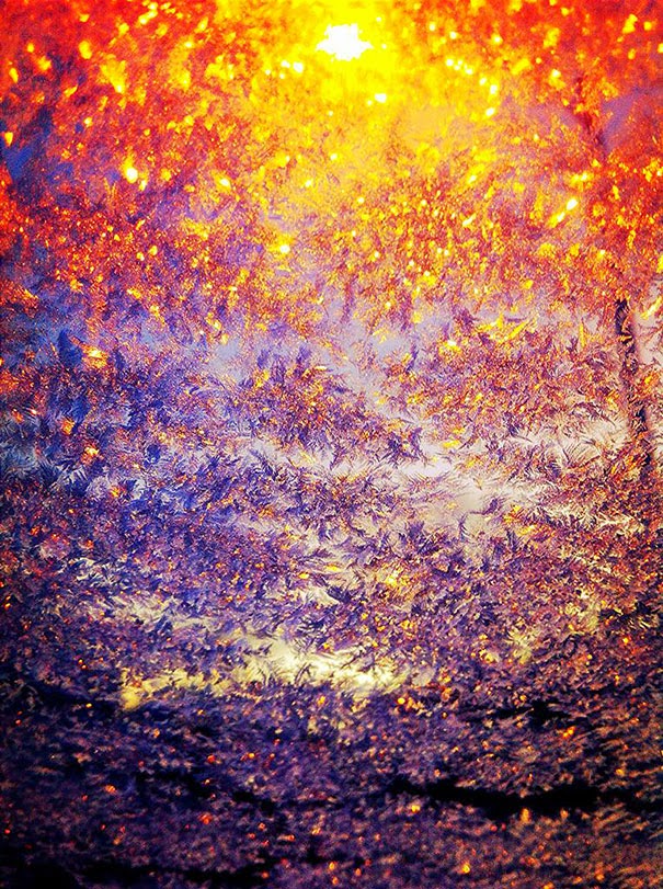 #12 Photo I Took This Winter From Inside My Car - 15+ Cars That Winter Turned Into Art