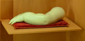 Marble carving of Prince Alfred's arm (c1845)
