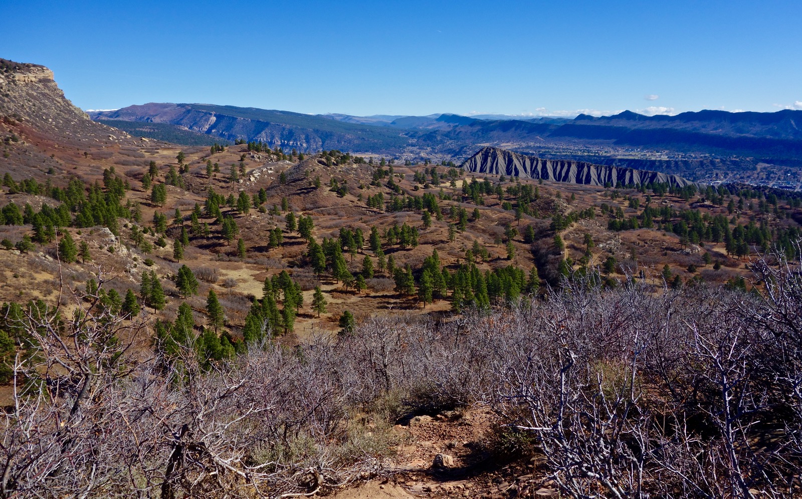Earthline The American West Twin Buttes East, 7,737', West, 7,700', and Trail System, Durango