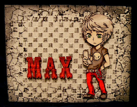 Visible Image character stamp Max Boy