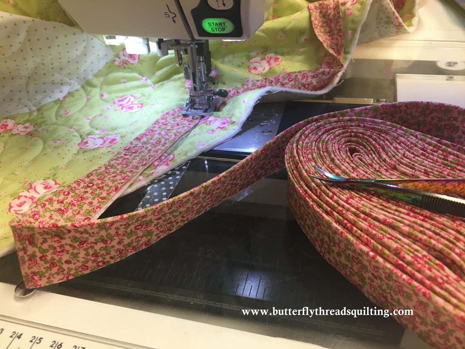 Butterfly Threads How To Make a Scalloped Quilt Binding