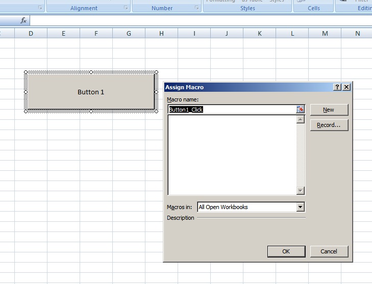 Cara Buat Tombol di Excel