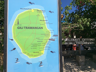 gili trawangan tourism map gili trawangan tourism map