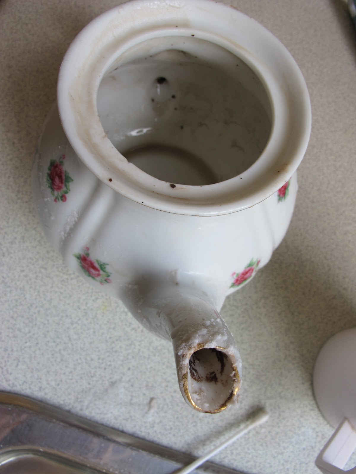 Ungardened Moments Teapot spout stains